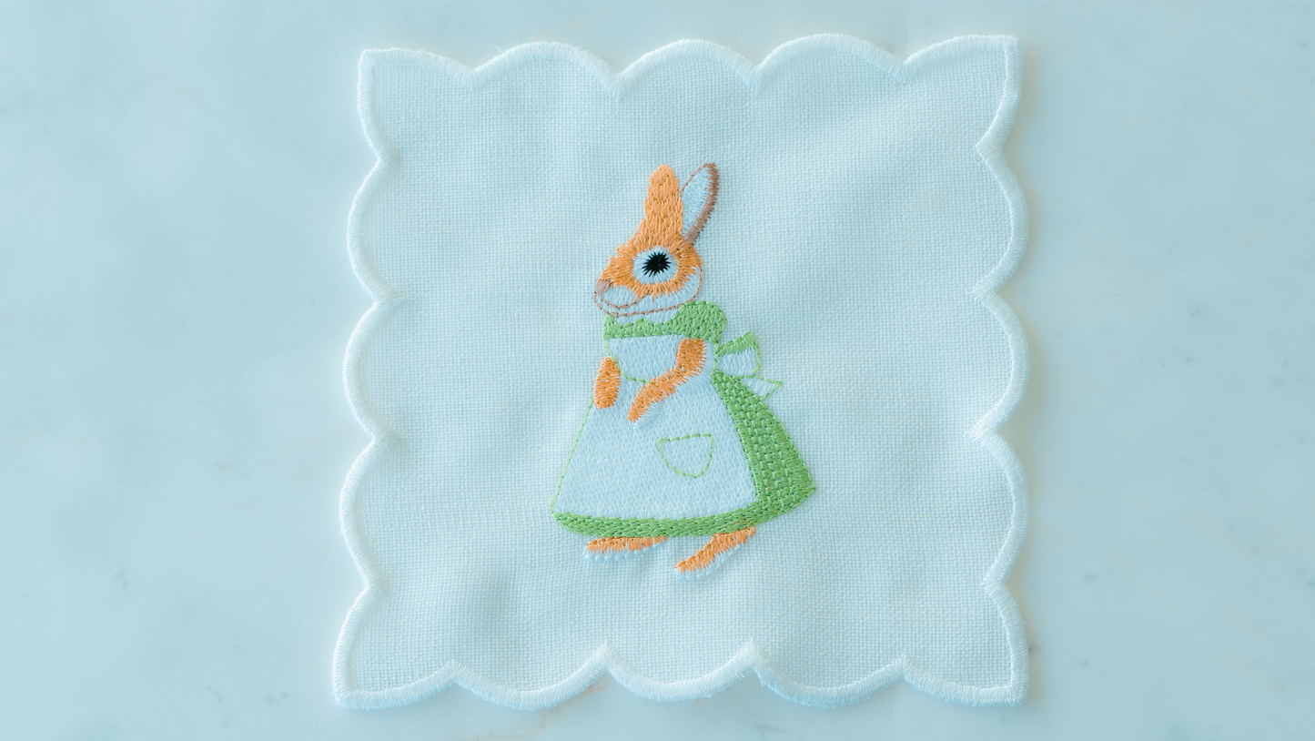 Green Rabbit Cocktail Napkin