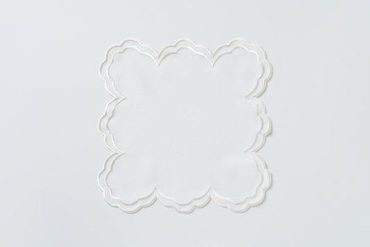Bianco Round Napkin - LEA Home Stories International