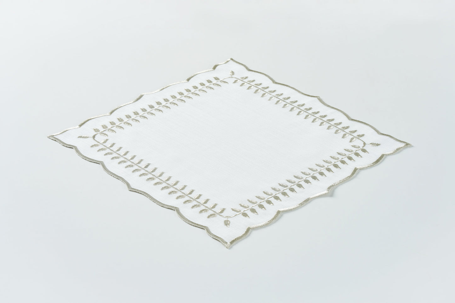 Leaf Light Square Napkin - LEA Home Stories International