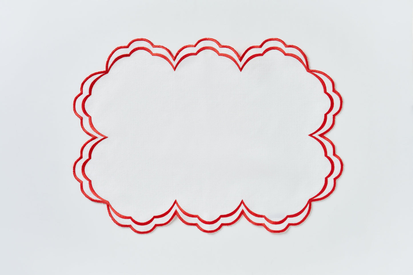 Red Round Placemat - LEA Home Stories International