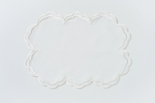 Bianco Round Placemat - LEA Home Stories International