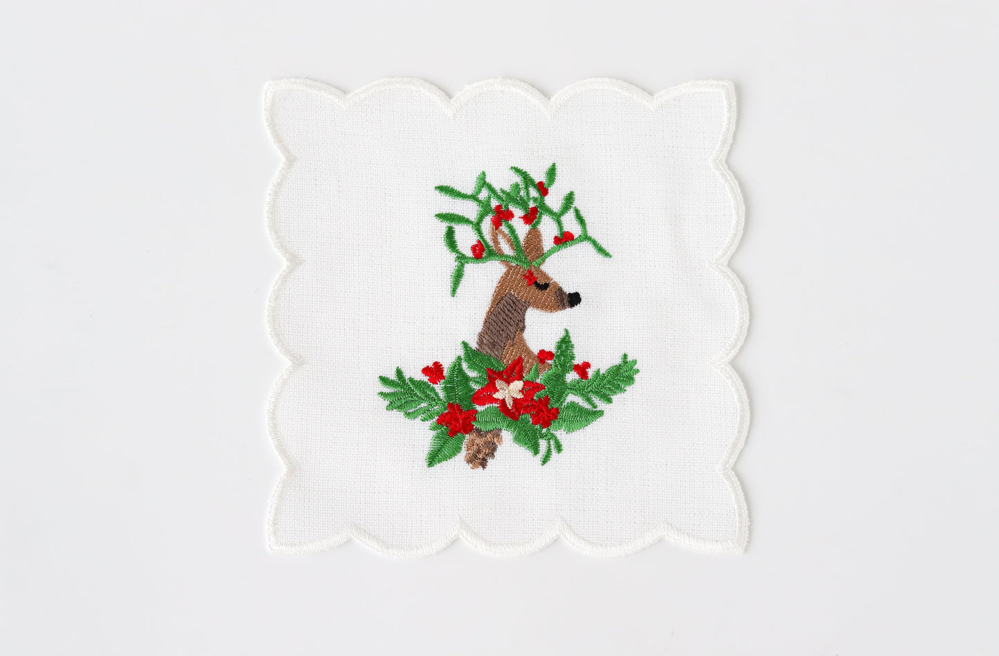 Deer Patterned Coctail Napkin - LEA Home Stories International
