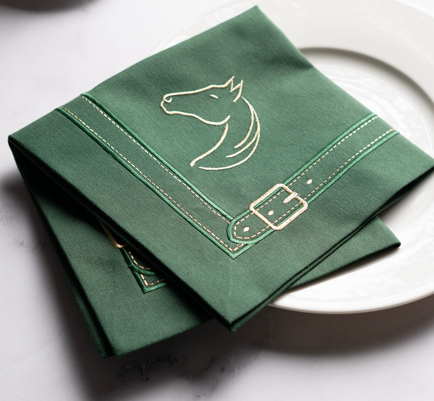 Cheval d'Or Green Napkin Set of 2