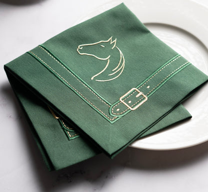 Cheval d'Or Green Napkin Set of 2