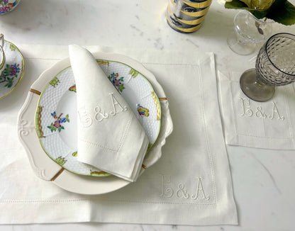 Custom Logo Embroidered Napkins & Placemats