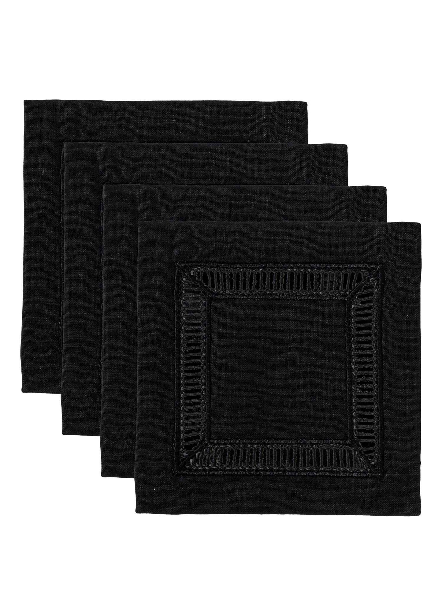 Pure Linen Midnight Cocktail Napkin Set of 4 (Copy)