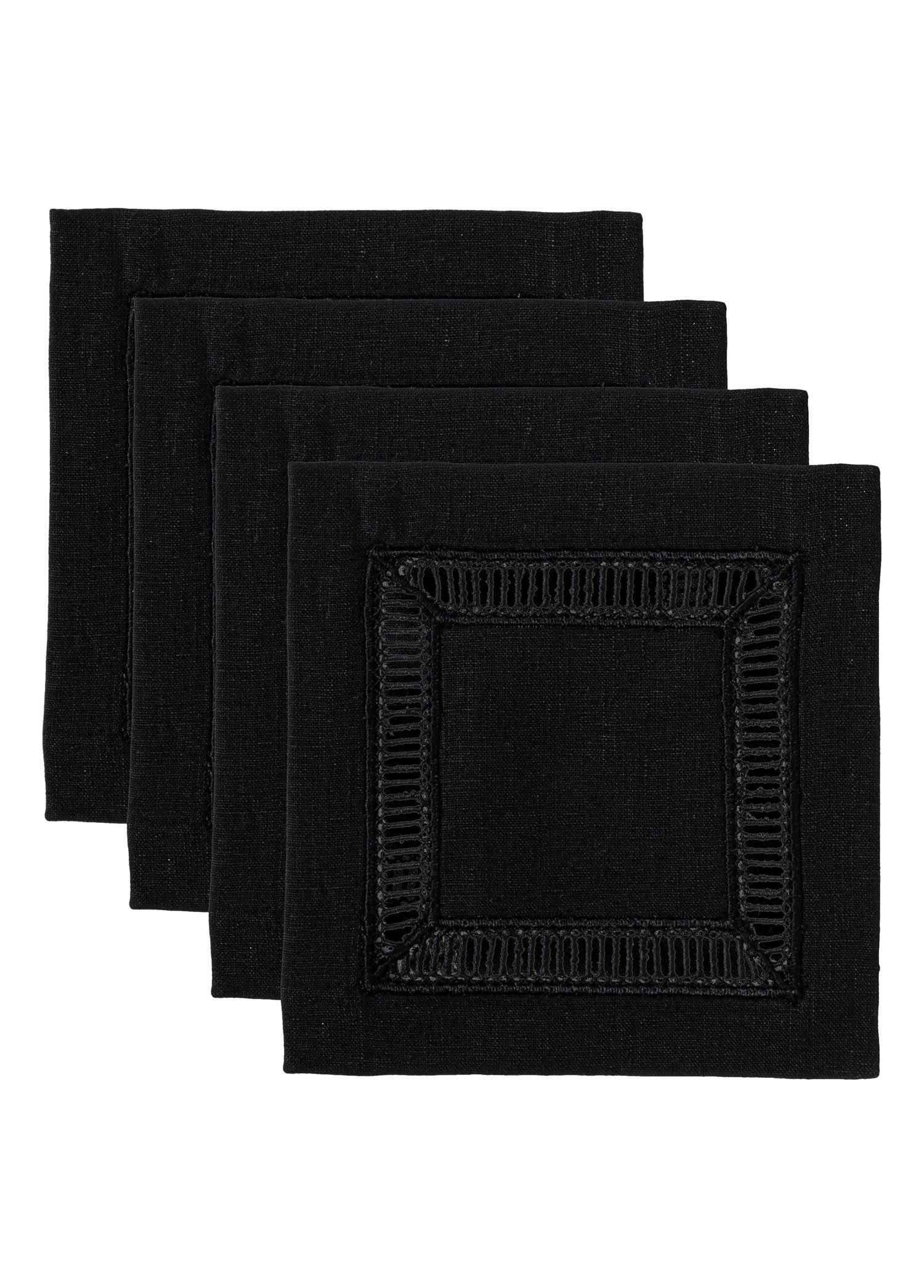Pure Linen Midnight Cocktail Napkin Set of 4 (Copy)