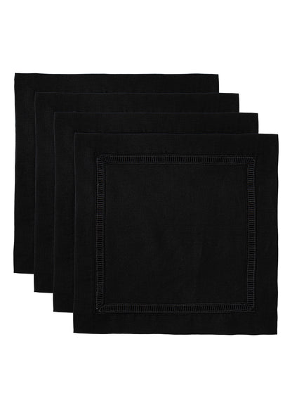 Pure Linen Midnight Napkin Set of 4
