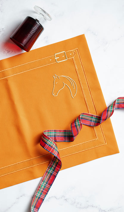 Cheval d'Or Orange Placemat Set of 2