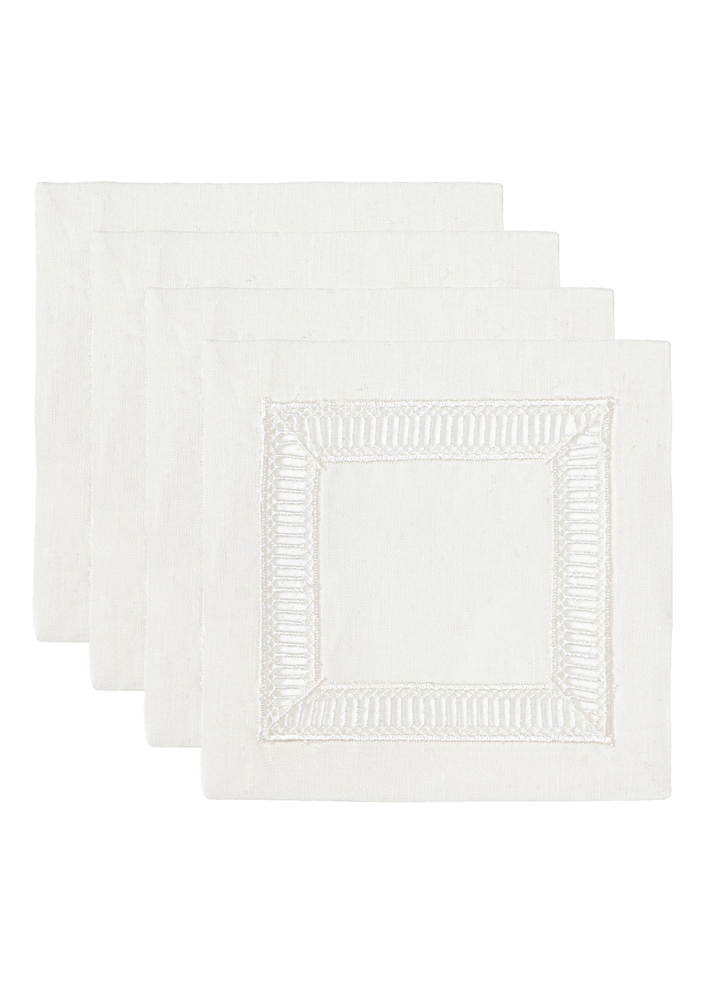 Pure Linen Midday Cocktail Napkin Set of 4