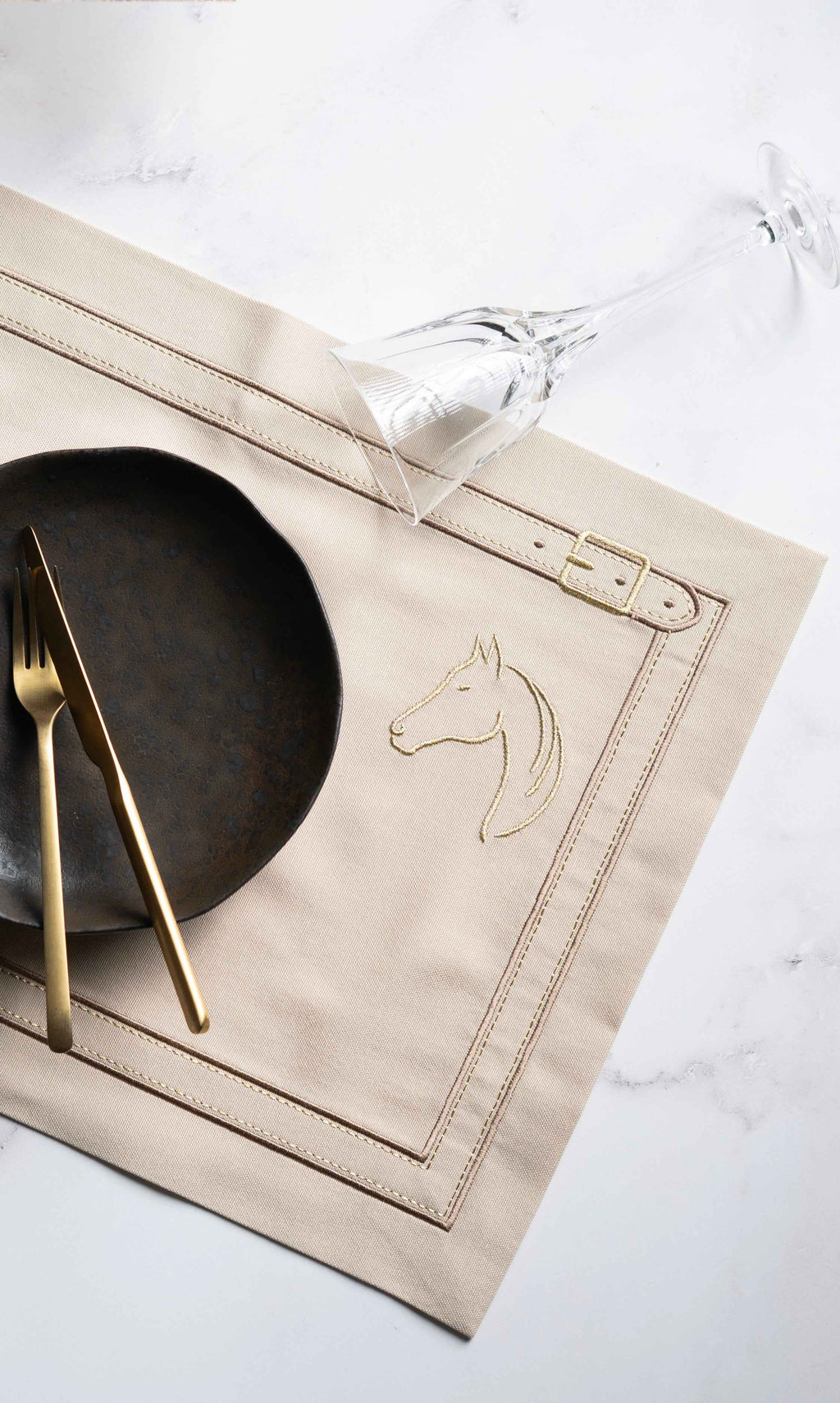 Cheval d'Or Beige Placemat Set of 2