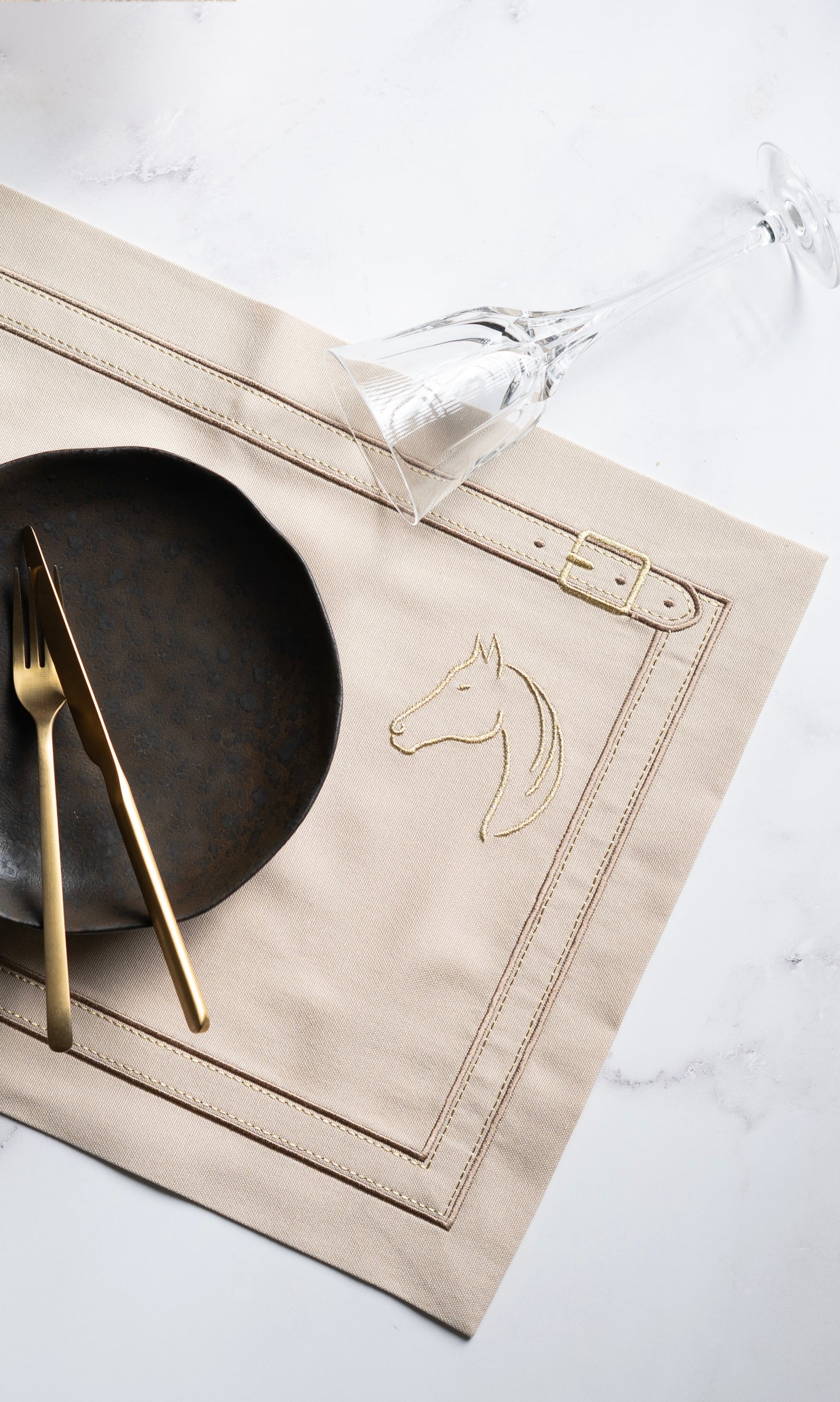 Cheval d'Or Beige Placemat Set of 2