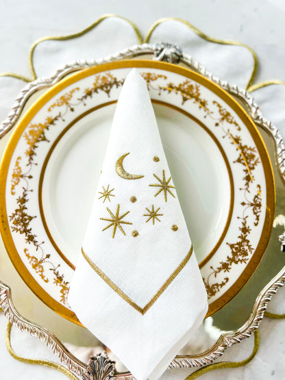 Moon and Star Napkin