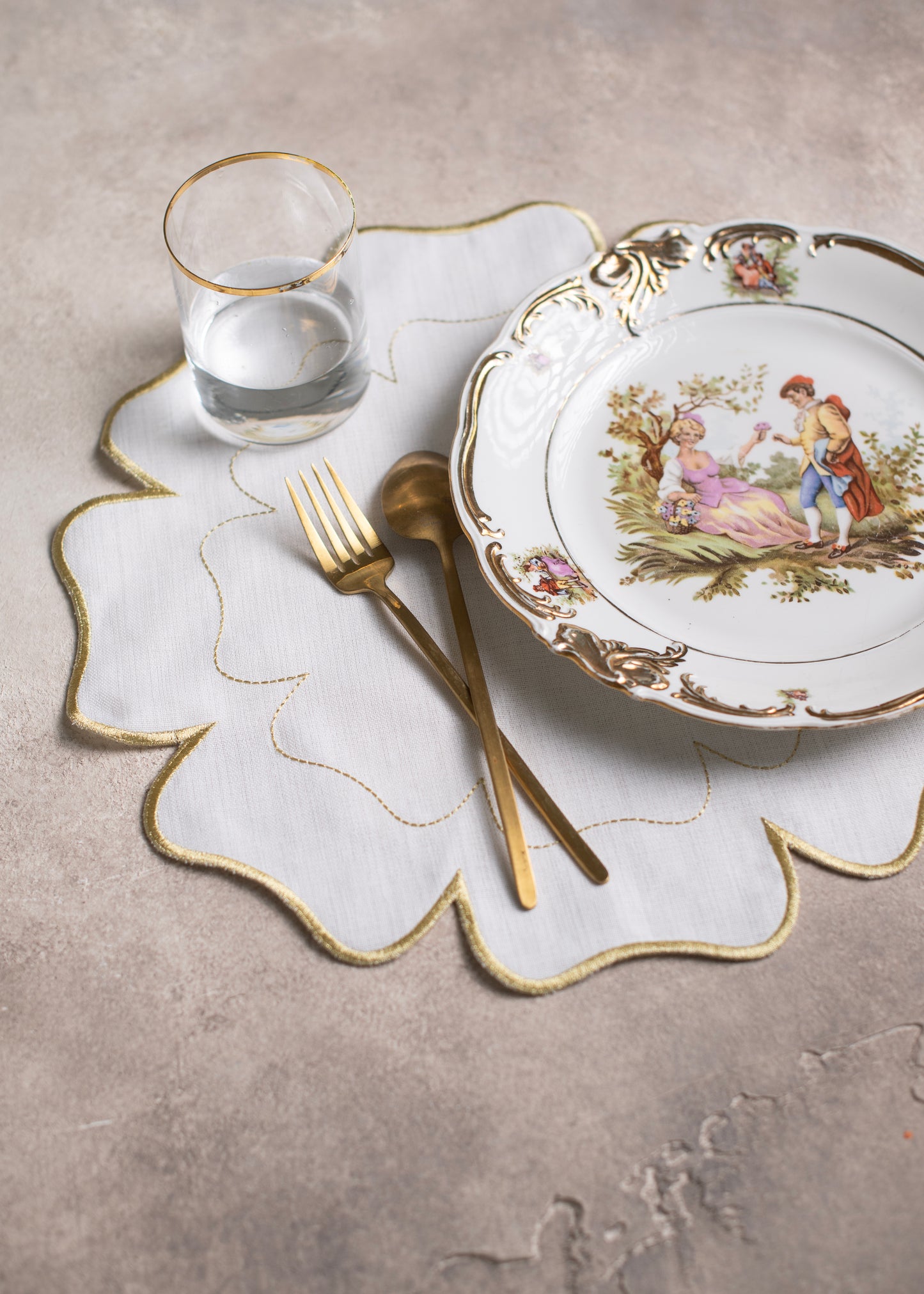 Gold Luck Placemat