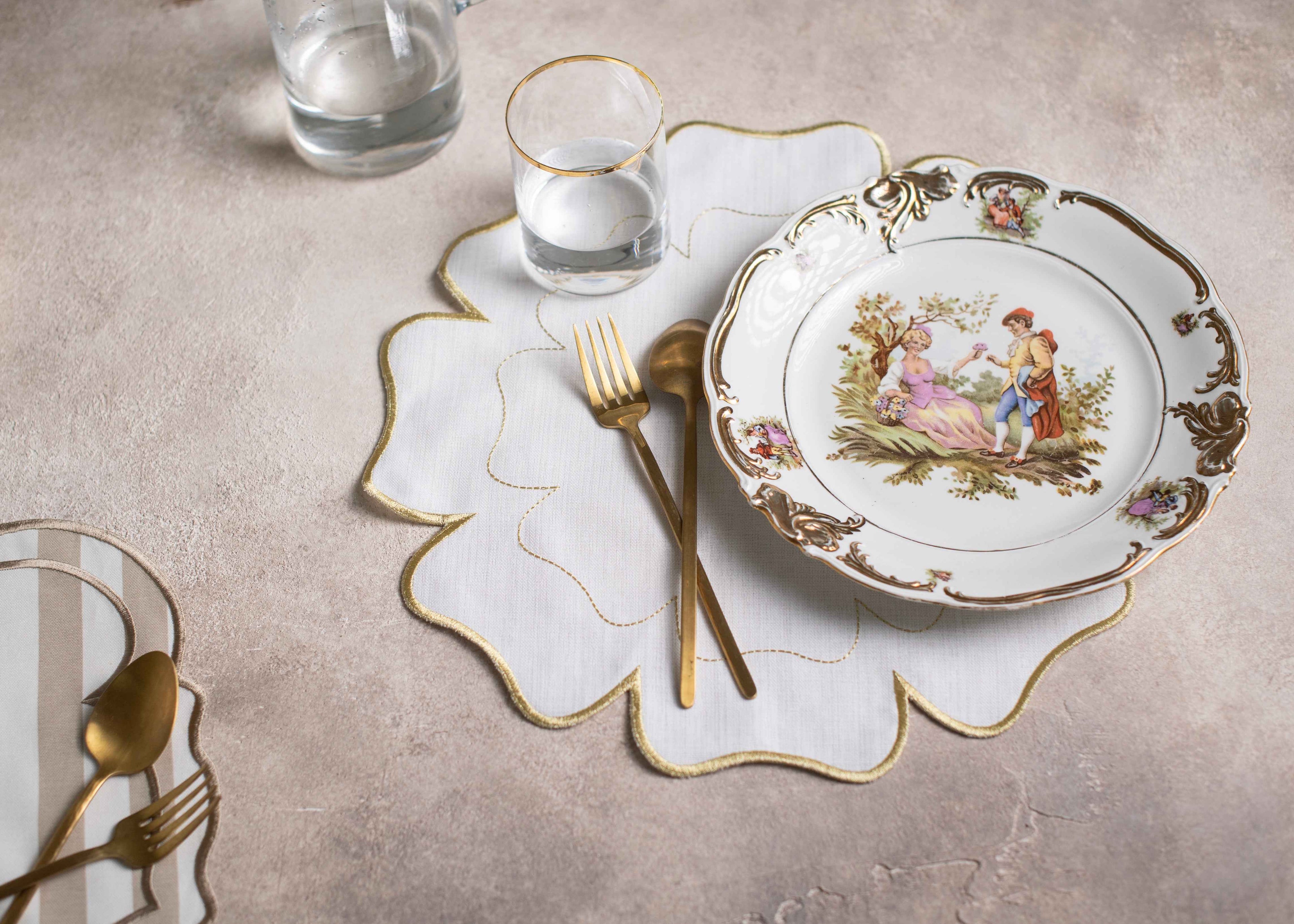 Gold Luck Placemat