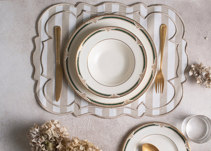 Beige Line Placemat