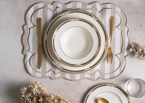 Beige Line Placemat