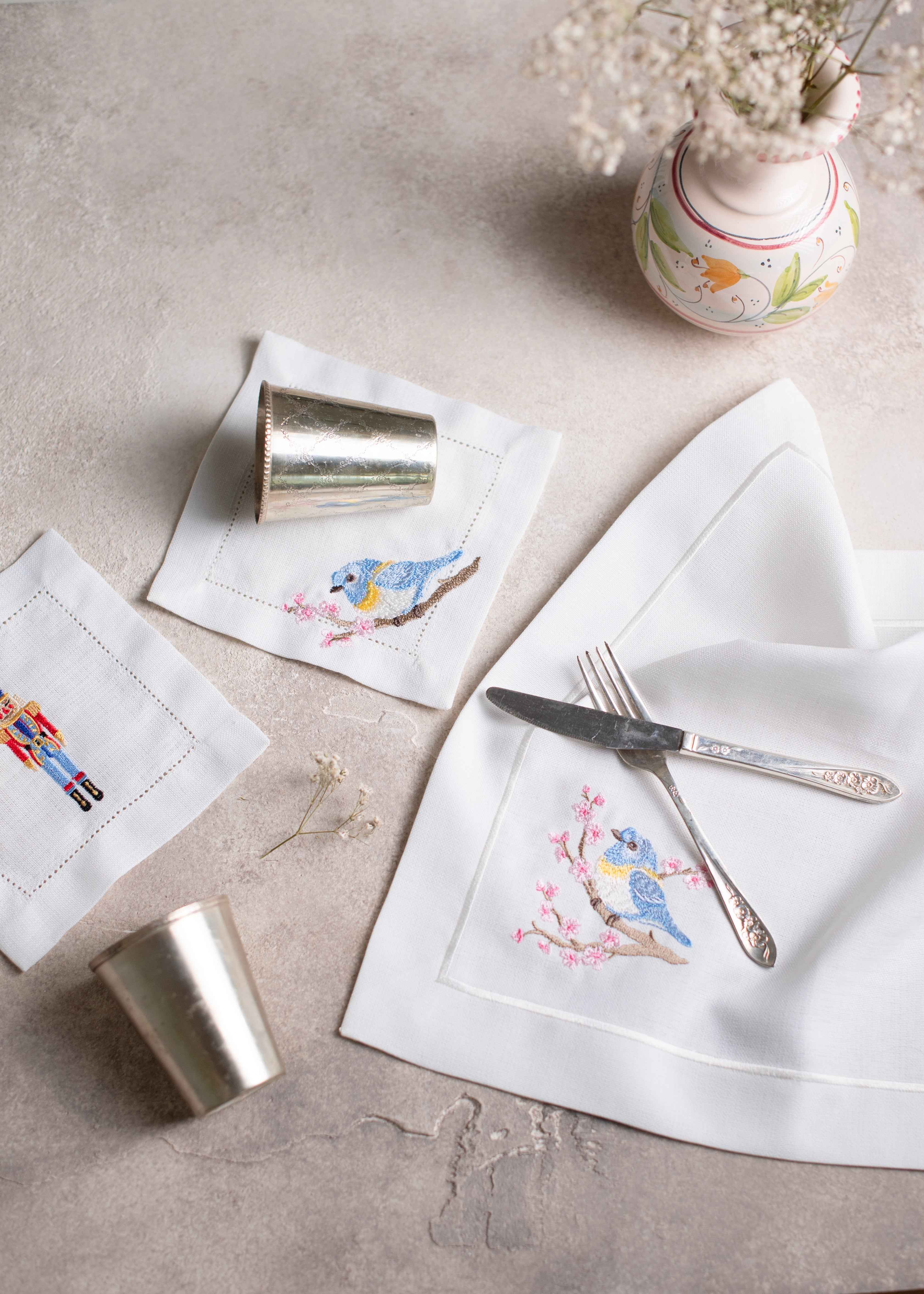 Blue Bird Napkin