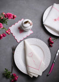 Pink Heart Napkin