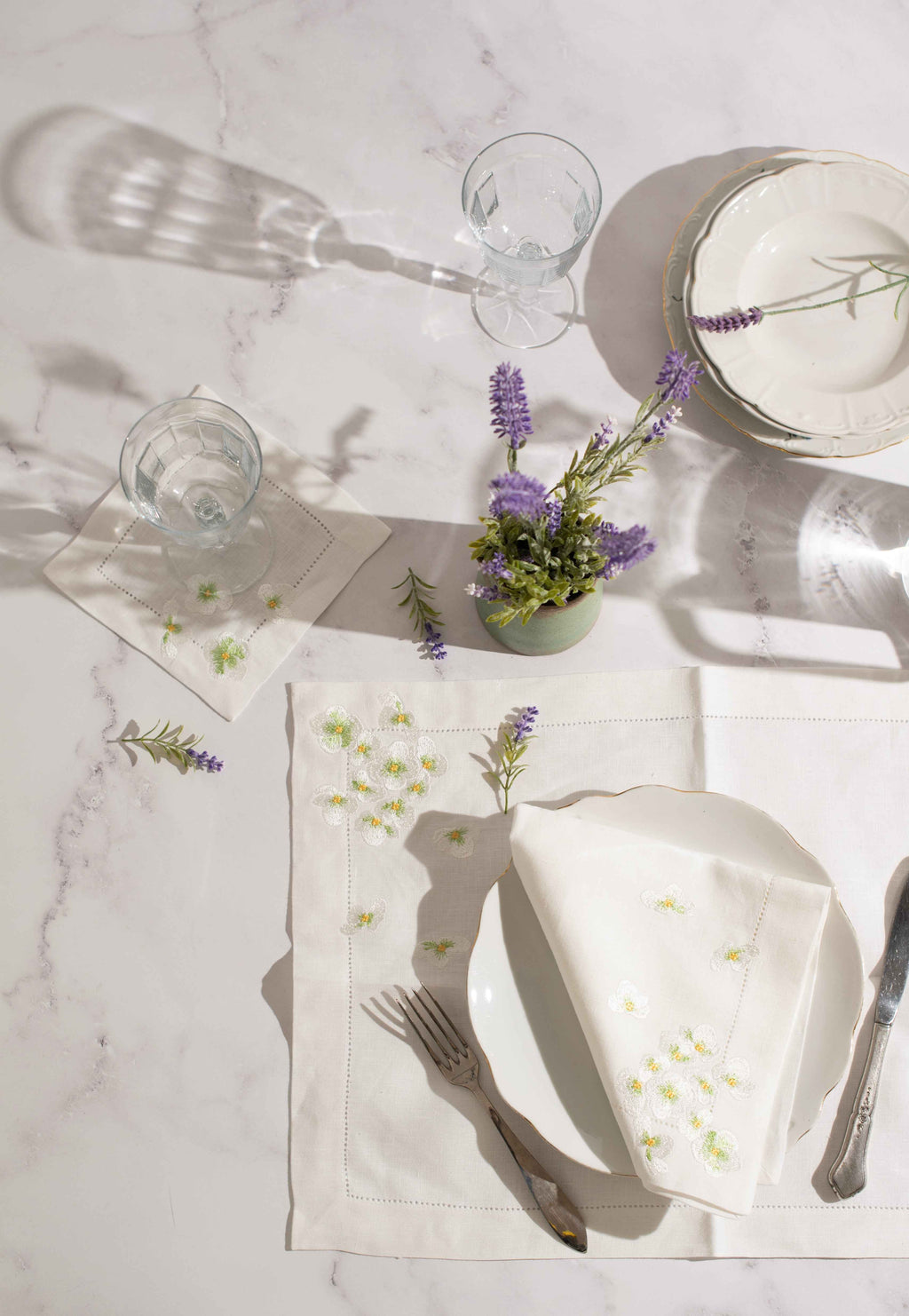 Pure Linen Green Garden Placemat