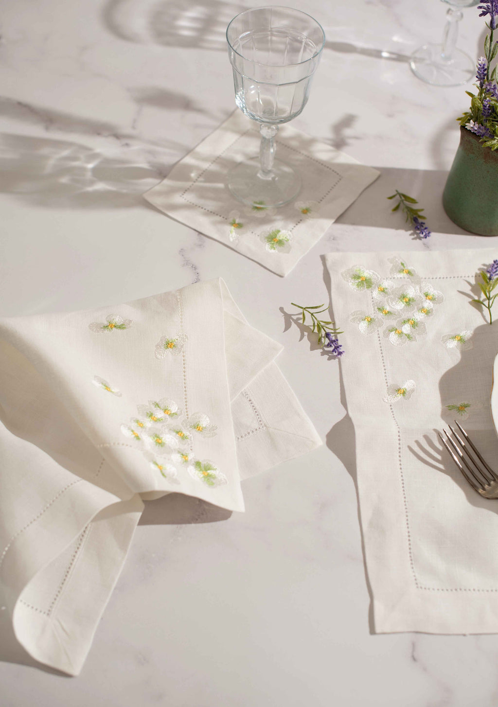 Pure Linen Green Garden Napkin