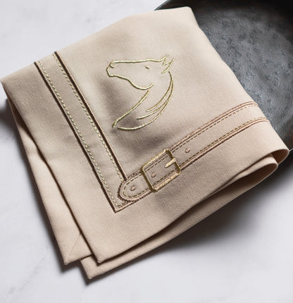Cheval d'Or Beige Napkin Set of 2