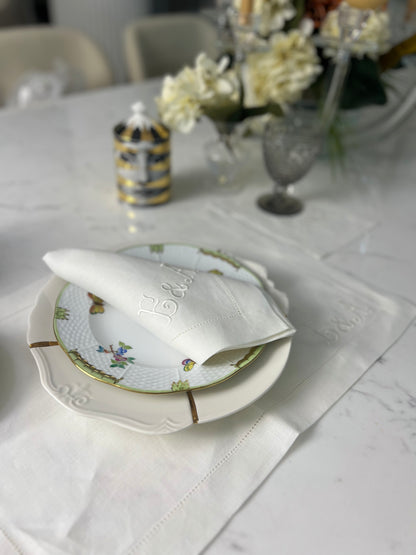 Custom Logo Embroidered Napkins & Placemats