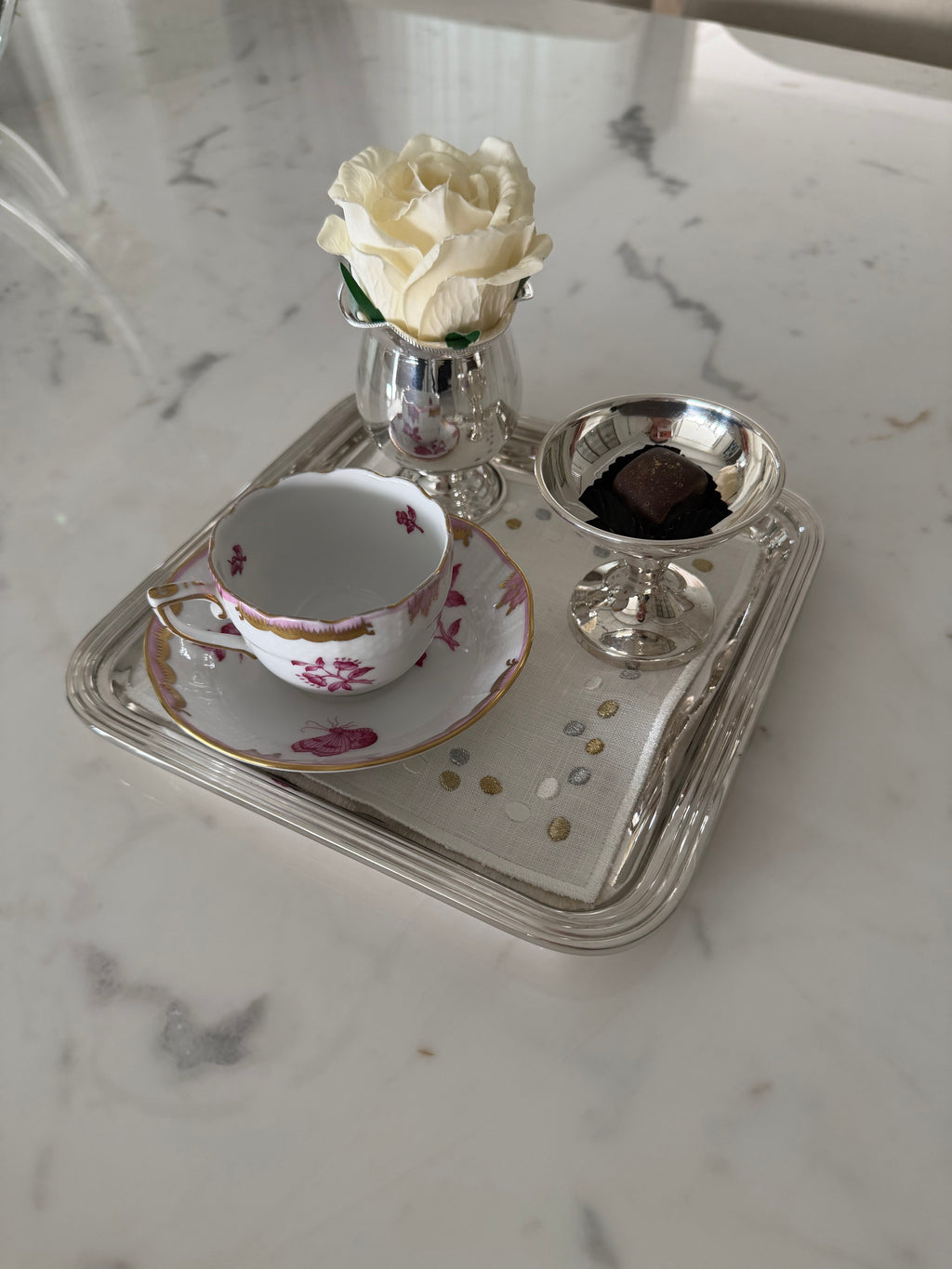 Silver Plated Vase