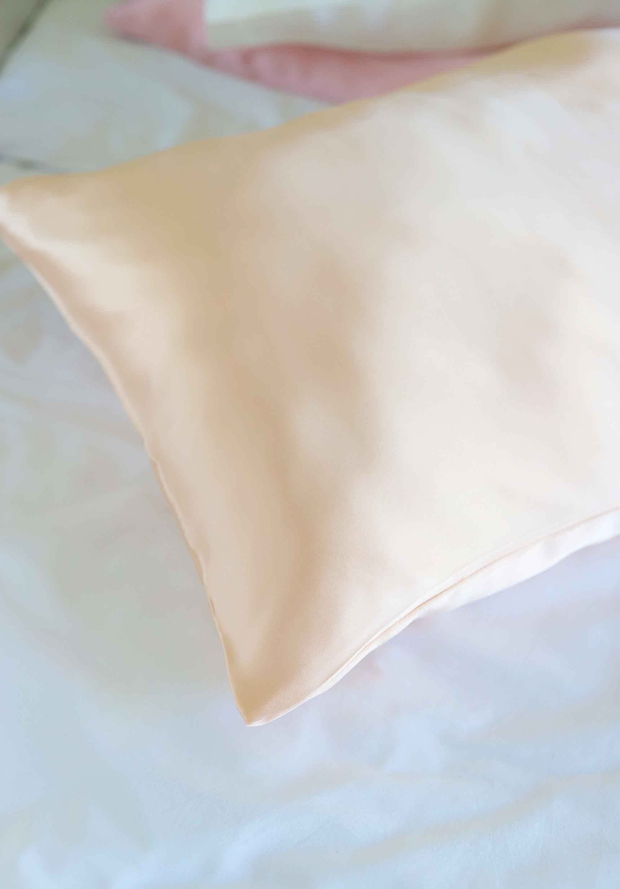 Powder 100% Pure Mulberry Silk Pillowcase – Luxurious, Skin & Hair-Friendly