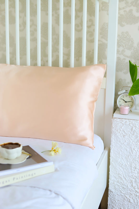 Powder 100% Pure Mulberry Silk Pillowcase – Luxurious, Skin & Hair-Friendly