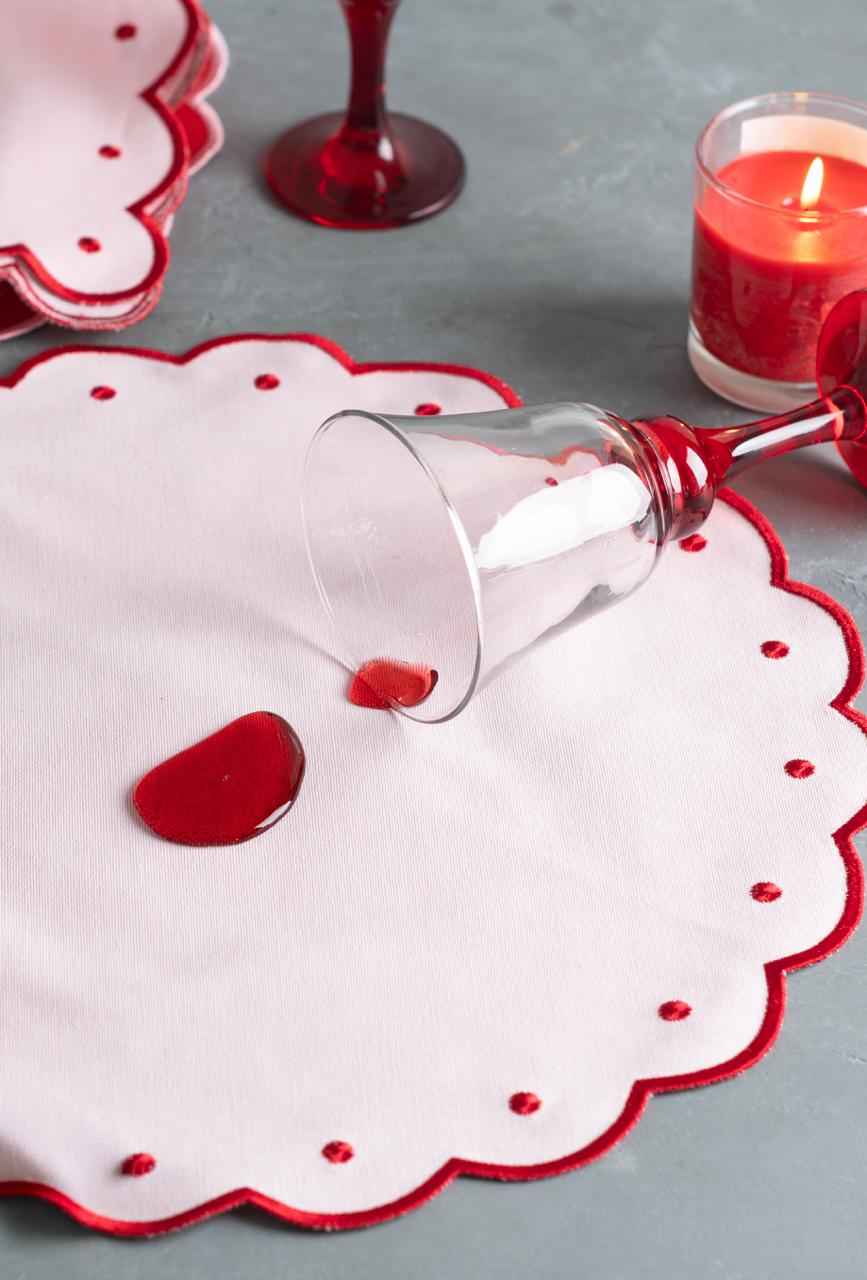 Blush Harmony Placemat and Napkin