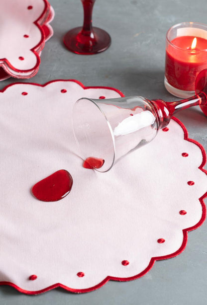 Blush Harmony Placemat and Napkin