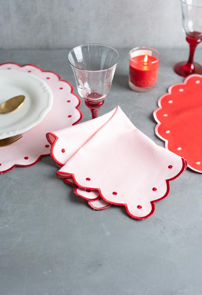 Blush Harmony Placemat and Napkin