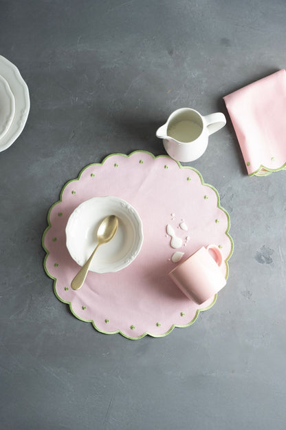 Botanic Blush Placemat and Napkin