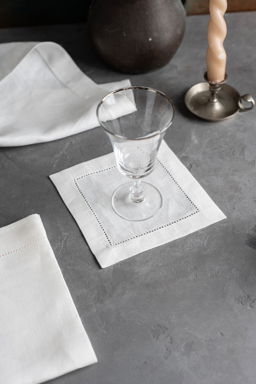 Pure Linen Dune Delight Coctail Napkin