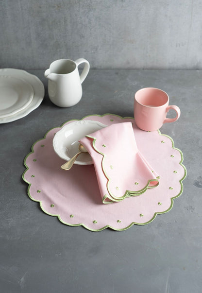 Botanic Blush Placemat and Napkin