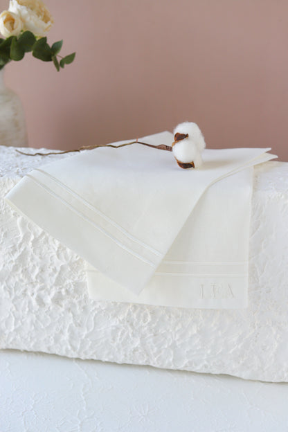 Organic Pure Linen Hand Towel Set of 4 - LEA Home Stories International