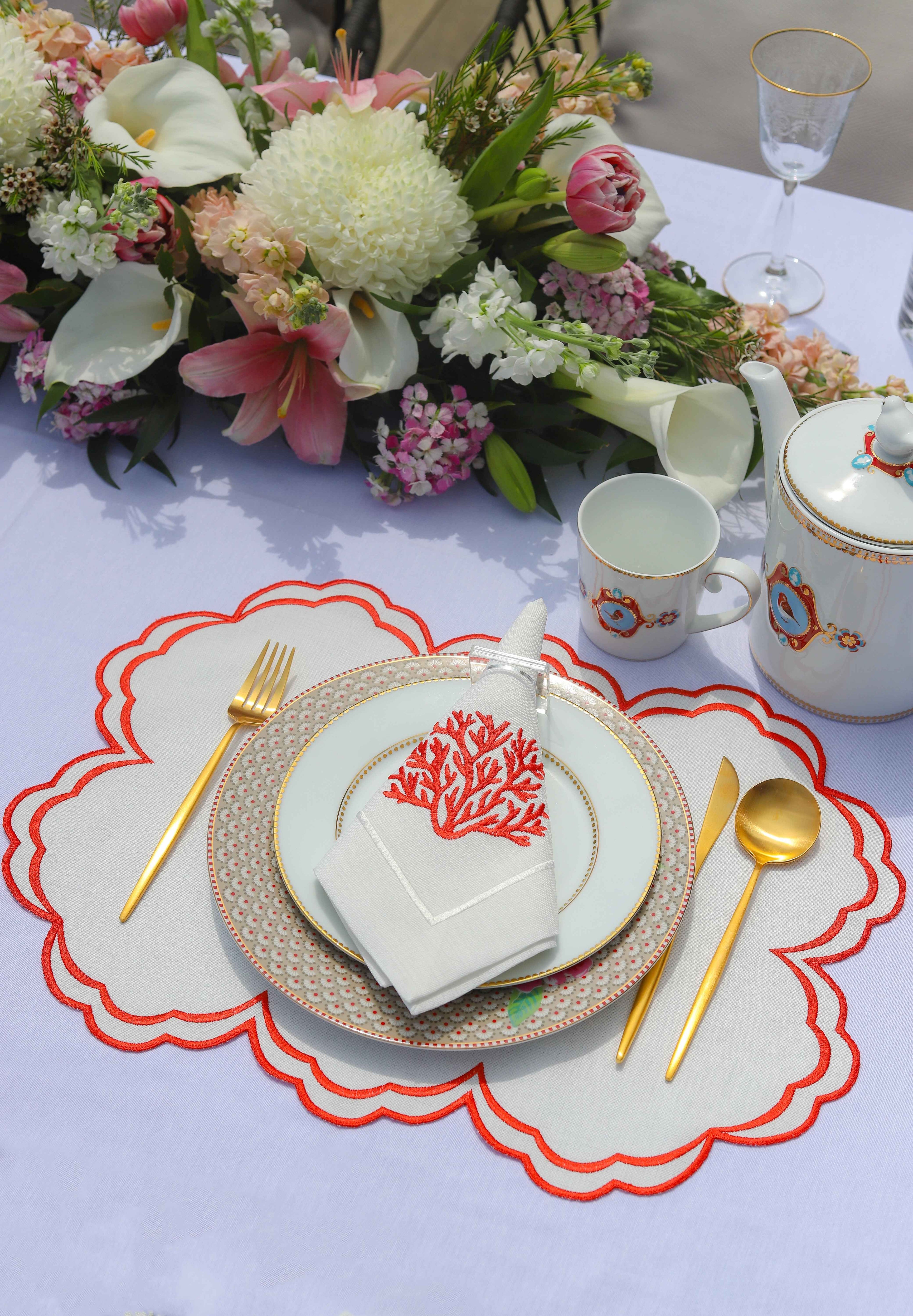 Coral Napkin