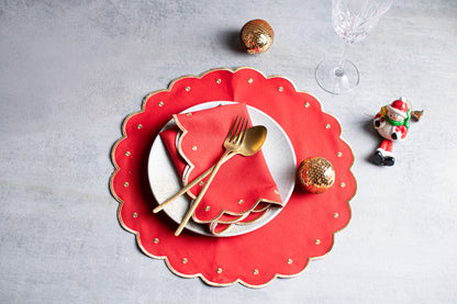 Blue Harmony Placemat and Napkin