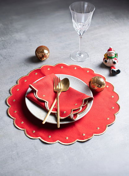 Blue Harmony Placemat and Napkin