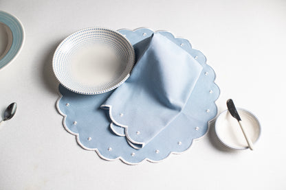 Blue Harmony Placemat and Napkin