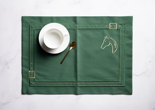 Cheval d'Or Green Placemat Set of 2