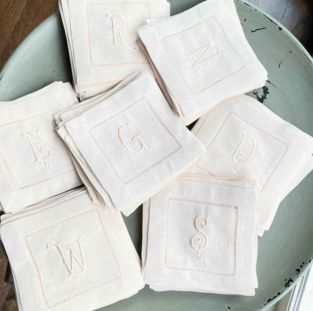 Custom Placemats With Initials