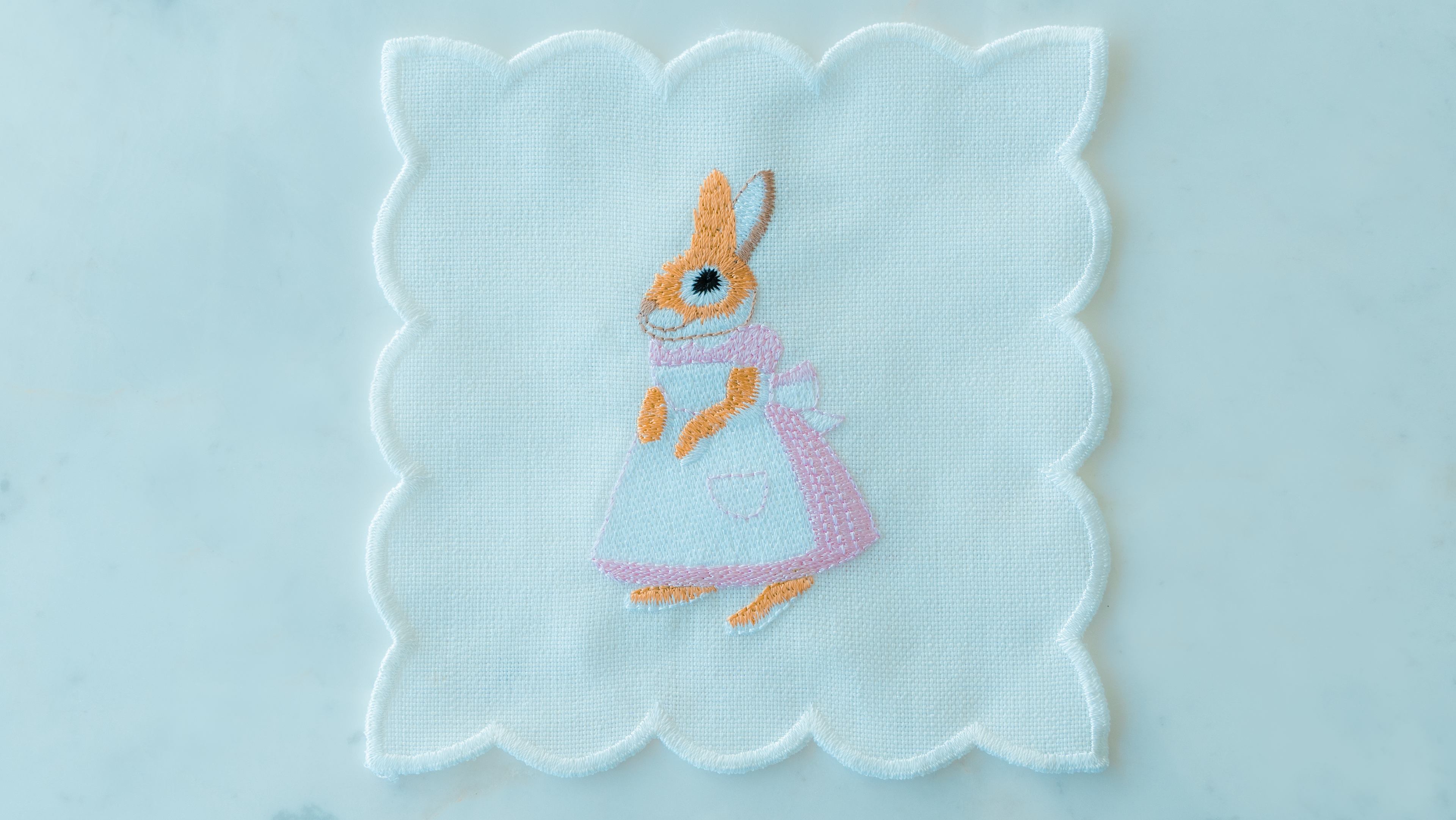 Pink Rabbit Coctail Napkin - LEA Home Stories International