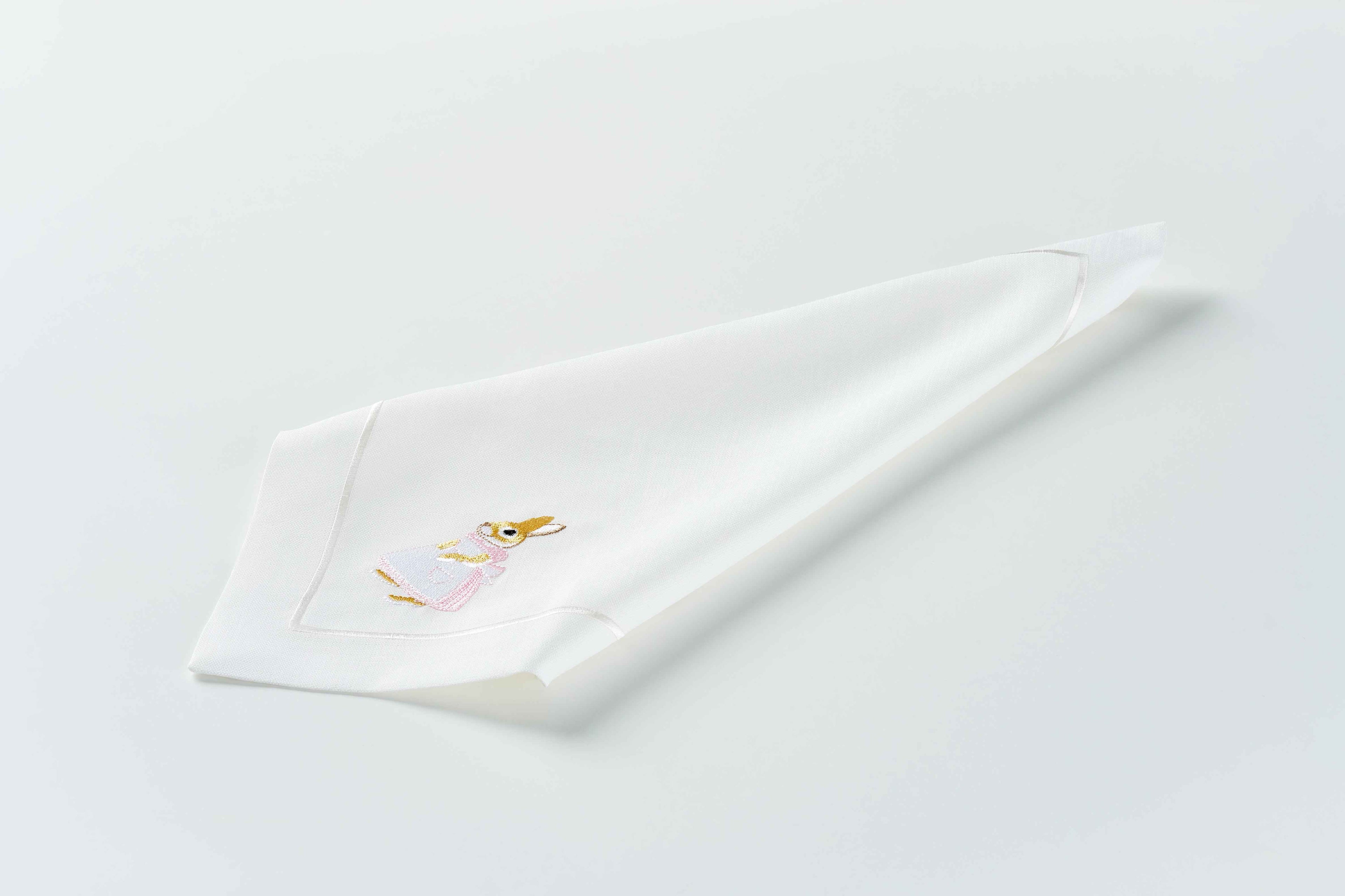 Pink Rabbit Napkin