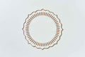Leaf Brown Round Placemat