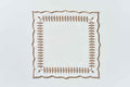 Leaf Brown Square Napkin