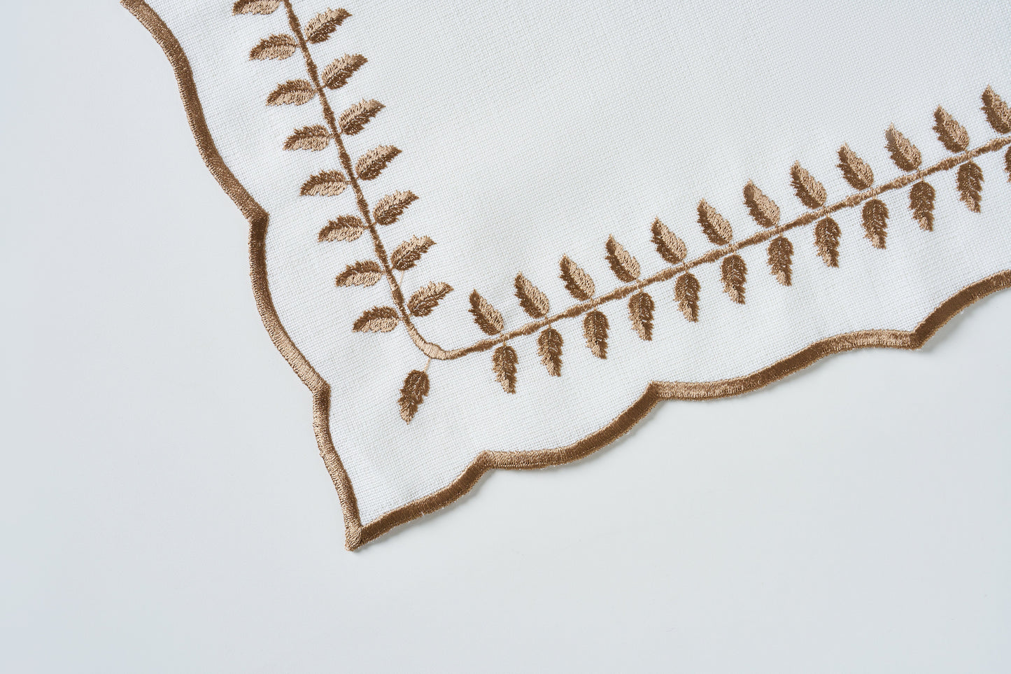 Leaf Brown Square Napkin