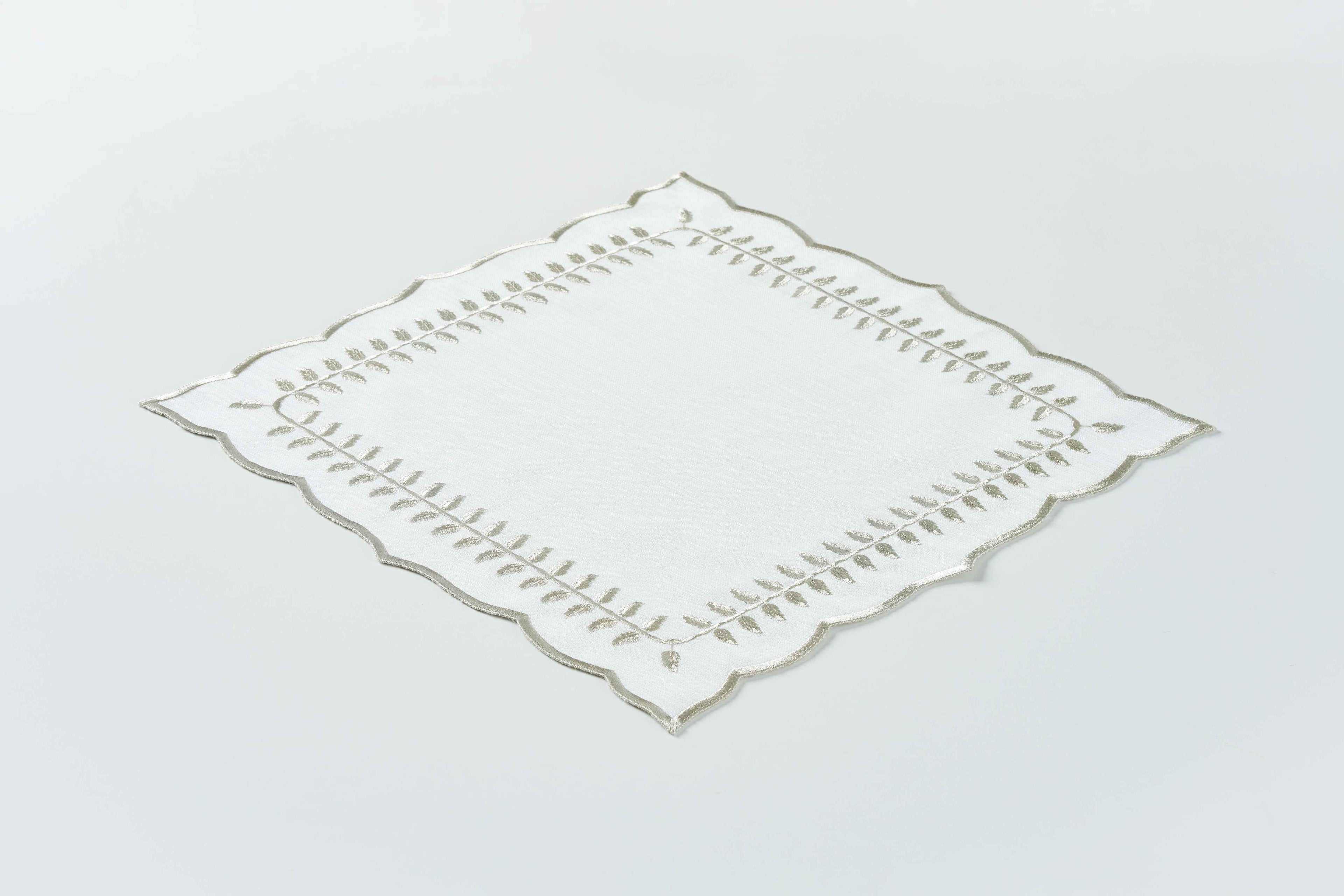 Leaf Light Square Napkin