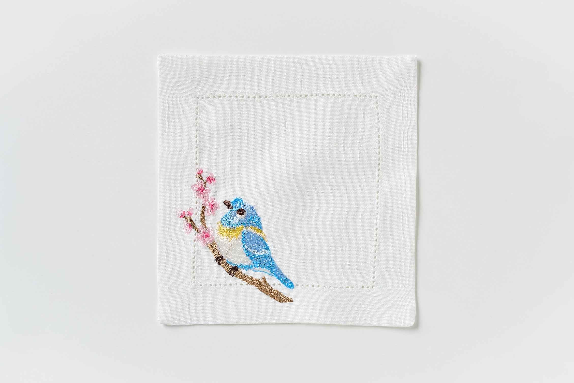 Blue Bird Cocktail Napkin